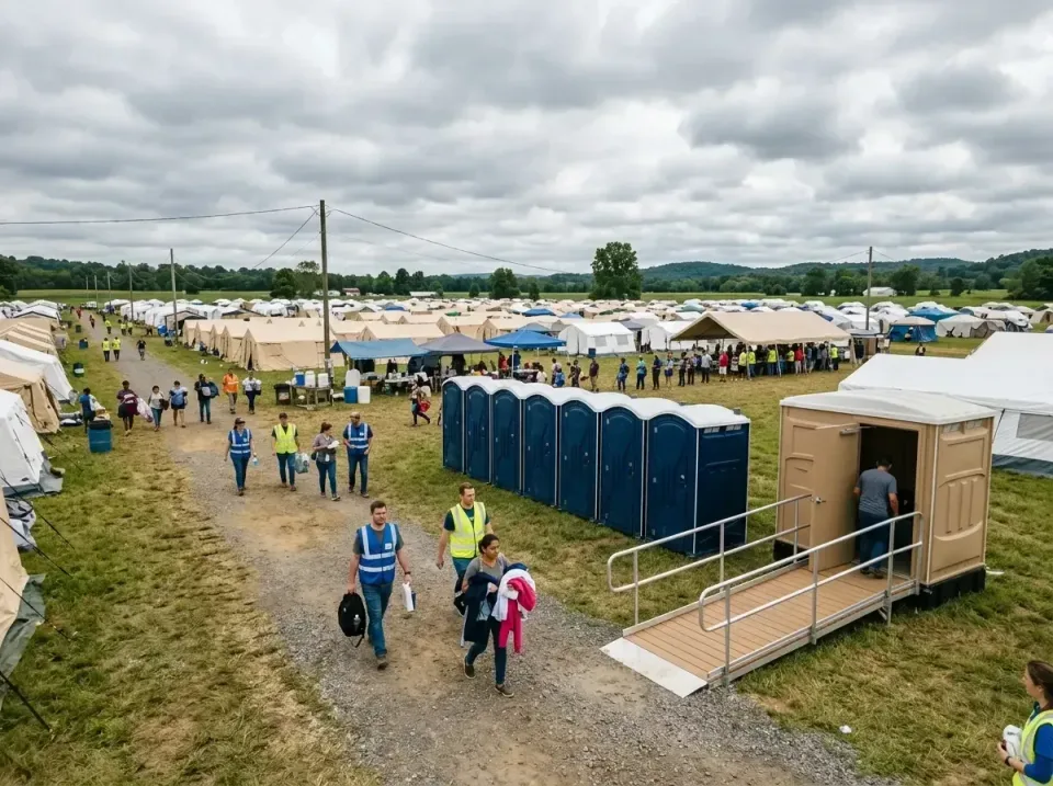 disaster-relief-camp-restrooms-010 — frequently asked questions, Dumpster & Portable Bathrooms Rental in Pekin, IL